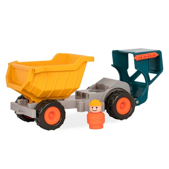 Battat  Dump Truck Classic Toddler Trucks w/Soft Rubber Wheels For 18+ Months - Picture 5 of 16